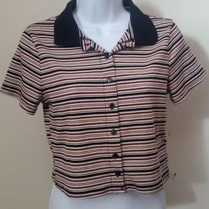 Wild Fable striped crop top